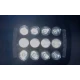 Proiector LED Off Road Alb + Galben mod flash constant si flow 12V/24V de 4inch