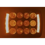 Proiector LED Off Road Alb + Galben mod flash constant si flow 12V/24V de 4inch