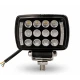 Proiector LED Off Road Alb + Galben mod flash constant si flow 12V/24V de 4inch