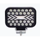Proiector LED Off Road Alb + Galben mod secvential si flash 12V/24V de 5 Inch Putere 163w