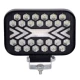 Proiector LED Off Road Alb + Galben mod secvential si flash 12V/24V de 5 Inch Putere 163w