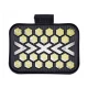 Proiector LED Off Road Alb + Galben mod secvential si flash 12V/24V de 4 Inch Putere 99W