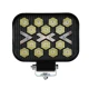 Proiector LED Off Road Alb + Galben mod secvential si flash 12V/24V de 3 Inch Putere 63w