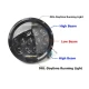 LED halogen Universal 7 inch 18 cm 12V/24V alb 4000lm pentru ATV jeep motocicleta camion tractor 13LED