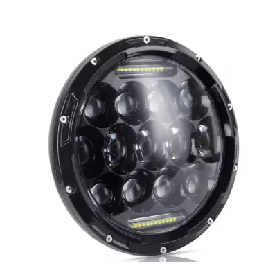 LED halogen Universal 7 inch 18 cm 12V/24V alb 4000lm pentru ATV jeep motocicleta camion tractor 13LED