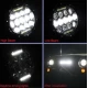 LED halogen Universal 7 inch 18 cm 12V/24V alb 4000lm pentru ATV jeep motocicleta camion tractor 13LED