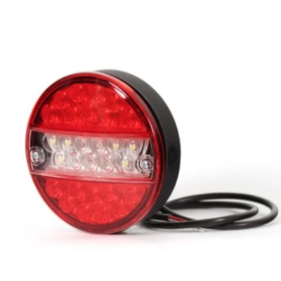Lampa frana semnal pozitie rotunda LED 12V/24V universala Remorca Camion Varianta standard
