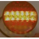 Lampa pozitie stop frana semnalizare si marsarier rotunda LED 12V/24V Remorca Camion Varianta completa