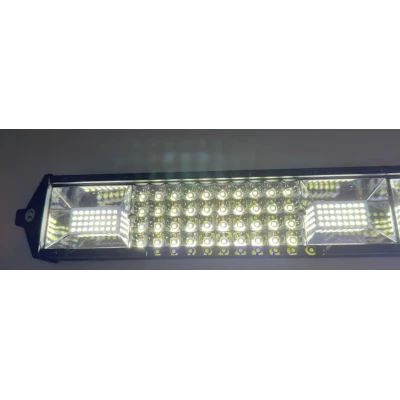 LED Bar 4 Randuri putere mare 12 24V Spot si Flood Combo 56cm 6000K Off Road SUV Utilaje 216W