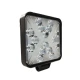 Proiector LED auto compact 48W alb + galben flash 16 LED 12/24V PATRAT