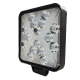 Proiector LED auto compact 48W alb + galben flash 16 LED 12/24V PATRAT