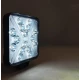 Proiector LED auto compact 48W alb + galben flash 16 LED 12/24V PATRAT