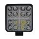 Proiector LED auto compact 48W alb galben flash 4X4 LED 12/24V