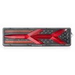 Lampa auto LED Spate universala cu sageti 46cm pentru remorca camion si trailer Functii Semnalizare dinamica Pozitie STOP
