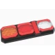 Lampa stop LED 30cm auto 3 functii 12V/24V pentru remorca camion pozitie semnalizare si marsarier 3 module 