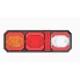 Lampa stop LED 30cm auto 3 functii 12V/24V pentru remorca camion pozitie semnalizare si marsarier 3 module 