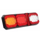 Lampa stop LED 30cm auto 3 functii 12V/24V pentru remorca camion pozitie semnalizare si marsarier 3 module 