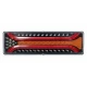 Set 2 Lampi auto led cu semnalizare dinamica 12v/24v de 33cm2 dungi rosii