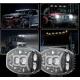 Proiector led auto Spider de 9 inch 12V/24V Off Road camion utilaje lupa alb + galben