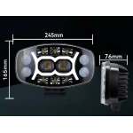 Proiector led auto Spider de 9 inch 12V/24V Off Road camion utilaje lupa alb + galben