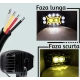 Proiector led auto Spider de 9 inch 12V/24V Off Road camion utilaje lupa alb + galben