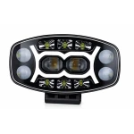 Proiector led auto Spider de 9 inch 12V/24V Off Road camion utilaje lupa alb + galben