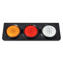 Lampa led pentru remorca camion utilaj 12v/24v dreptunghiulara 3 culori