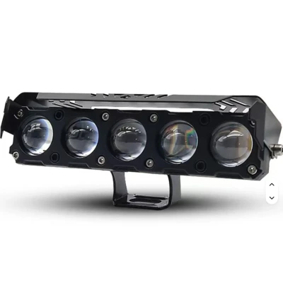 Proiector LED cu Lupa 12V cu 2 Faze 50W 5 LED pentru Auto SUV ATV Off Road