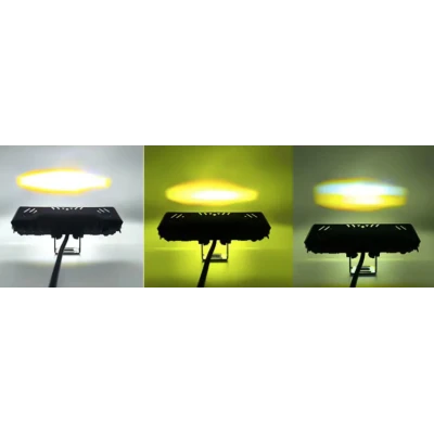 Proiector LED cu Lupa 12V cu 2 Faze 50W 5 LED pentru Auto SUV ATV Off Road