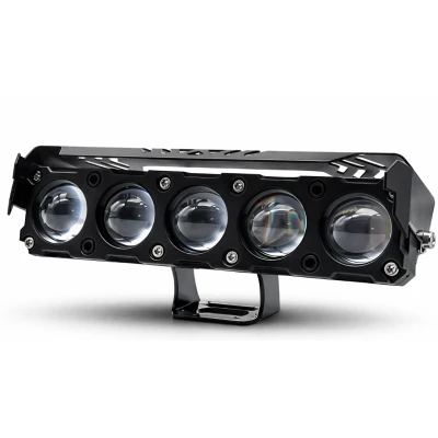 Proiector LED cu Lupa 12V cu 2 Faze 50W 5 LED pentru Auto SUV ATV Off Road