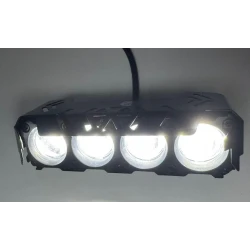 Proiector LED cu Lupa 12V cu 2 Faze 40W 4 LED pentru Auto SUV ATV Off Road