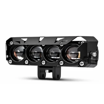 Proiector LED cu Lupa 12V cu 2 Faze 40W 4 LED pentru Auto SUV ATV Off Road