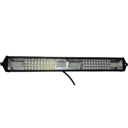 LED Bar cu 4 randuri putere mare 12 24V Spot si Flood Combo 324W 6000K Off Road SUV Utilaje
