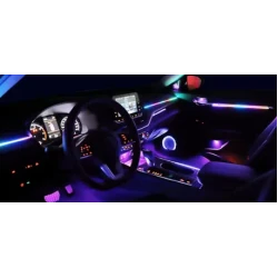 Kit Lumini Ambientale Auto Acrilic 18 in 1 RGB APP Control
