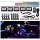 Kit Lumini Ambientale Auto Acrilic 18 in 1 RGB APP Control