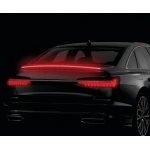 Banda LED spoiler auto 120cm cu frana pozitie si semnalizare fibra carbon 12V universal