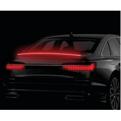 Banda LED spoiler auto 120cm cu frana pozitie si semnalizare fibra carbon 12V universal