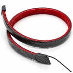Banda LED spoiler auto 120cm cu frana pozitie si semnalizare fibra carbon 12V universal