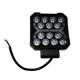 Proiector auto 14 LED Patrat 4inch alb si galben 12/24V IP67