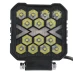 Proiector auto 14 LED Patrat 4inch alb si galben 12/24V IP67 cu sageti 26W