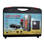 Starter auto portabil K41 de 12V cu compresor 18000mAh 2000A Power Bank lanterna LED