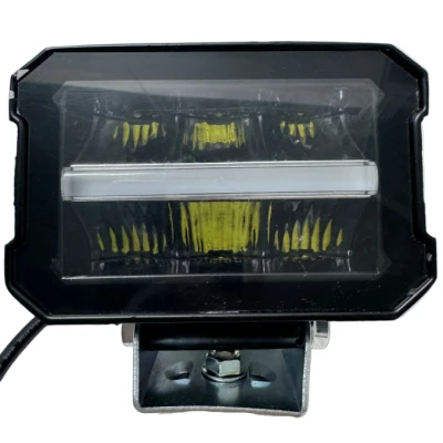 Proiector LED Off Road 4.5inch putere 120W Pozitie Alba si Galbena 12 24V cu 6 LED