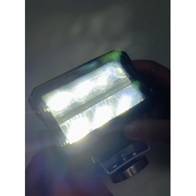 Proiector LED Off Road 4.5inch putere 120W Pozitie Alba si Galbena 12 24V cu 6 LED