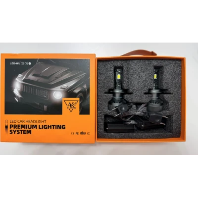 Set 2 Becuri LED Auto V88R H7 putere 380W de 23000LM CANBUS 6000K