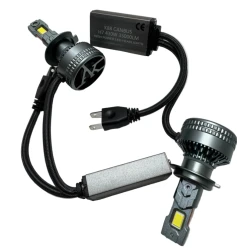Set 2 Becuri LED Auto K88 H7 putere 430W de 35000LM CANBUS 6000K