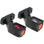 Set 2 Cornite LED de contur 12 24V cu 3 culori (Alb/Rosu/Galben) 9 LED scurte