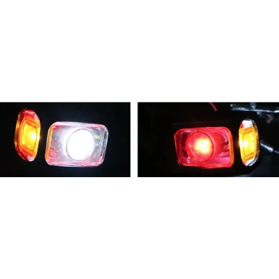 Set 2 Cornite LED de contur 12 24V cu 3 culori (Alb/Rosu/Galben) 9 LED scurte