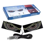 Set 2 Panouri LED Devil’s Eye RGB auto Lumina Decorativa USB
