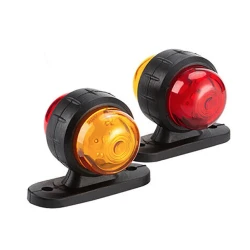 Set 2 Mini Lampi de gabarit 3 functii rosu si galben pentru remorca camion