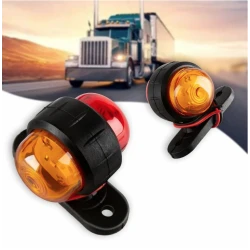 Set 2 Mini Lampi de gabarit 3 functii rosu si galben pentru remorca camion